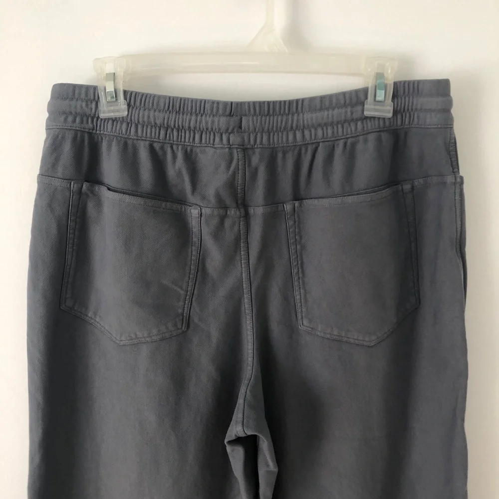 Athleta Women Farallon Straight Leg Pants Pull On Coastline Blue (Gray) Size M/P - Picture 5 of 9